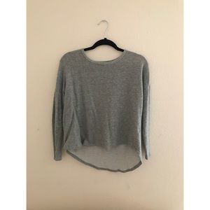 Forever 21 Low-High Grey Sweater